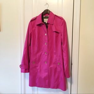 Banana Republic Pink Trench Coat